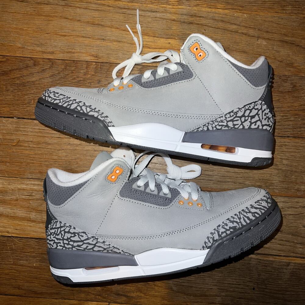 Nike Air Jordan 3 Cool Grey Retro Men Size 8.5/Women 10 RARE NEW.NWB.DS